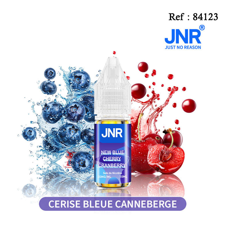 E-liquide Falcon-X JNR Cerise bleue Cranberry 10mL 20mg/mL - Pack de 10pcs