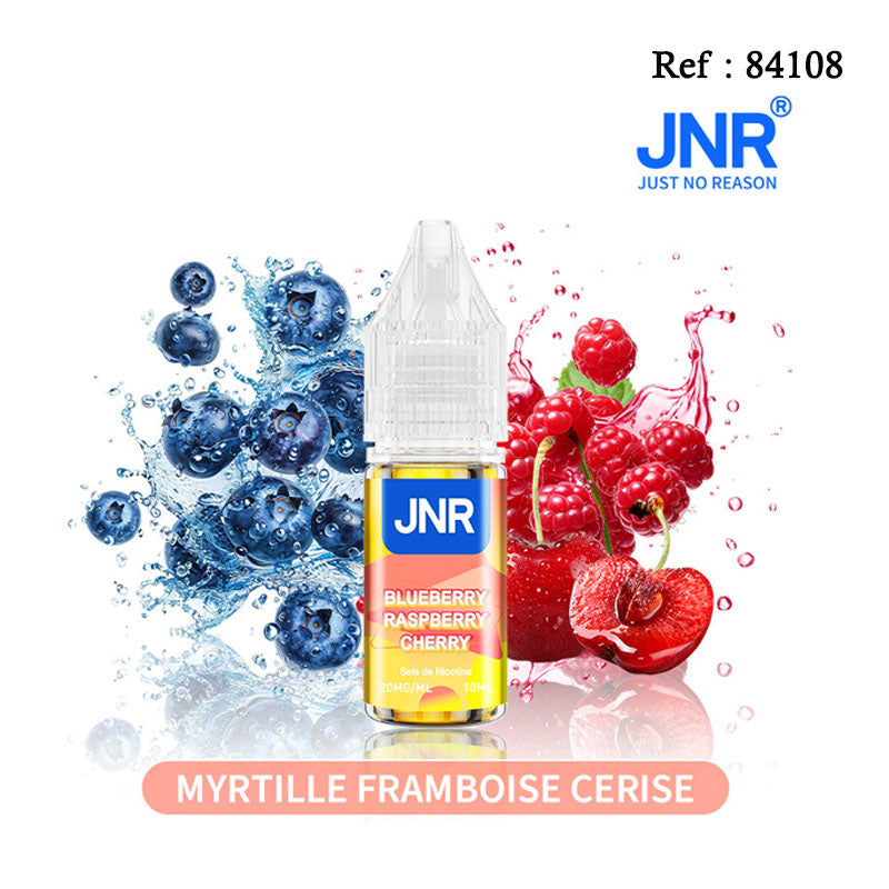 E-liquide Falcon-X JNR Myrtille framboise Cerise 10mL 20mg/mL - Pack de 10pcs