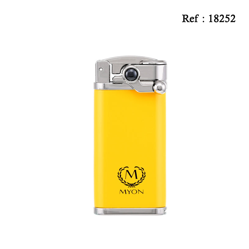 Briquet Cigares un jet Cigar-King avec emporte pièce Edition Racing Myon Jaune - Jagsmoke