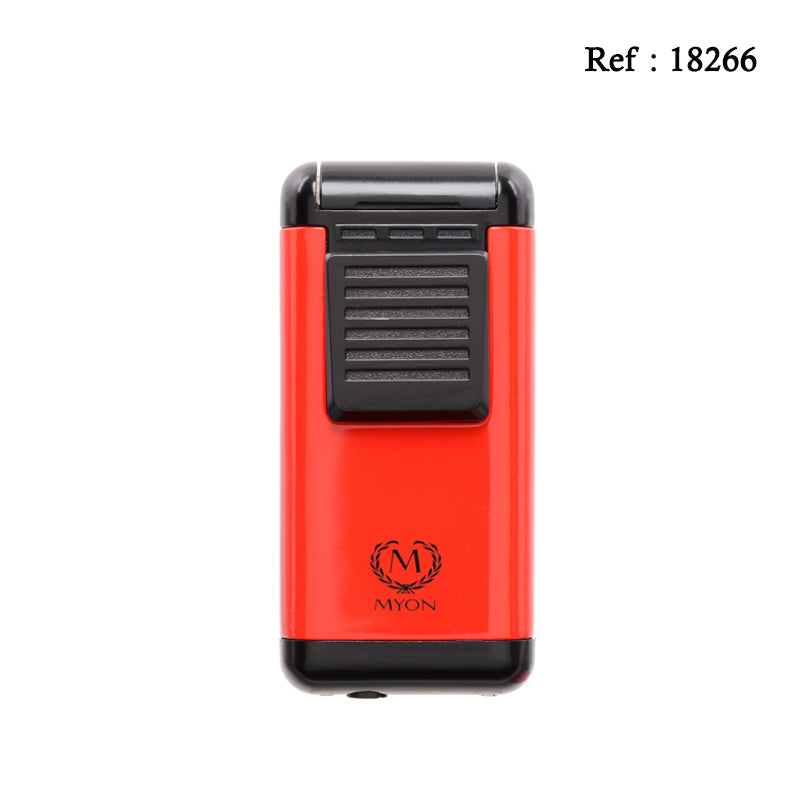 Briquet Cigares triple jet Edition Racing Myon Rouge - Jagsmoke